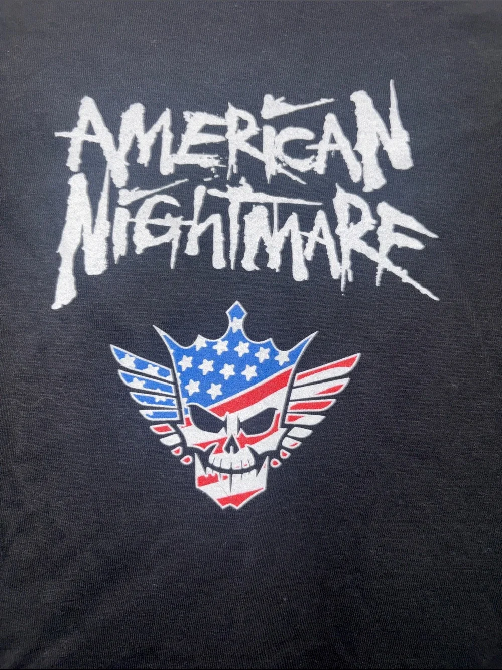WWE Cody Rhodes ‘We Want Cody' Red White Blue Flag Graphic Tee